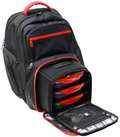 6 Pack Fitness Backpack for Packing Meals in Cool Compartment and Gym Gear