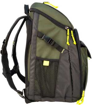 Side Mesh Pockets and Padded Adjustable Shoulder Straps of Gizmo Backpack Cooler