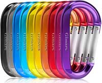 Carabiner Set to Attach Gear and Gadgets to the Outside of Your Cooler Backpack