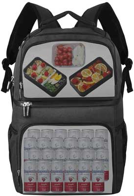 Backpack Cooler with 2 Separate Comprtments