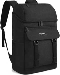 Tourit Backpack Cooler - Insulated, Leak-Proof and Space for 28 Cans